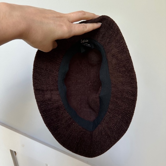 Vintage Brown Chenille Bucket Hat - Picture 3 of 5